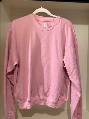 SKIMS Classic Crewneck Sweatshirt - Light Pink